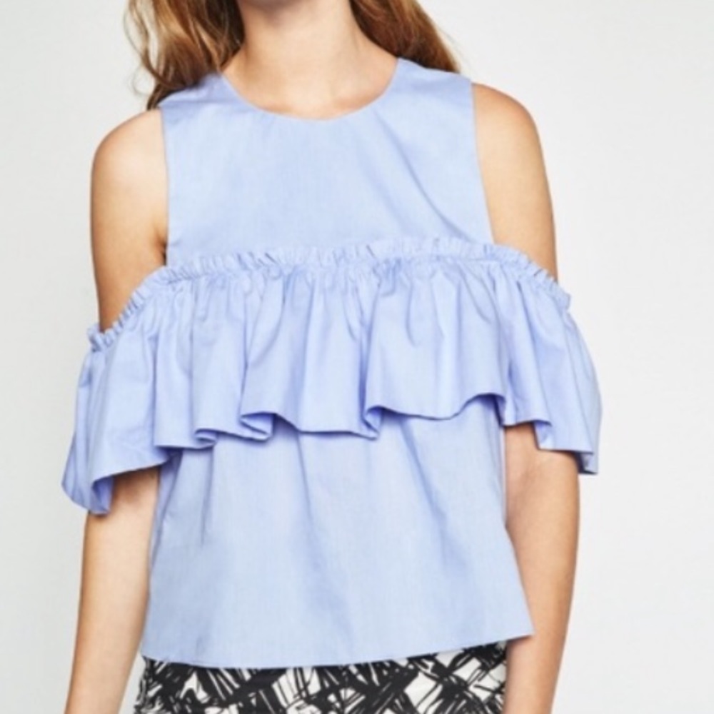 Zara off the shoulder blouse size M